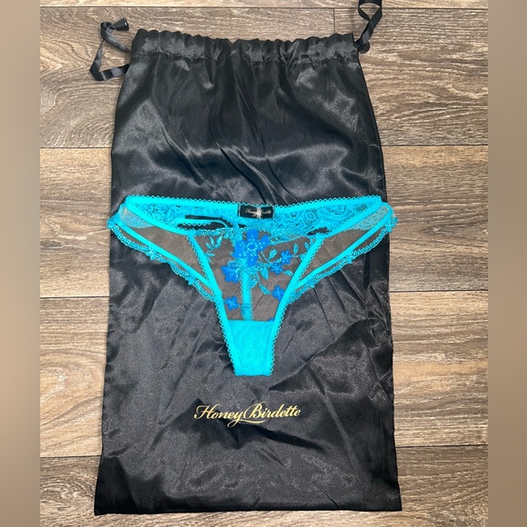 Honey Birdette Sabrina Turquoise Set - Picture 3 of 8